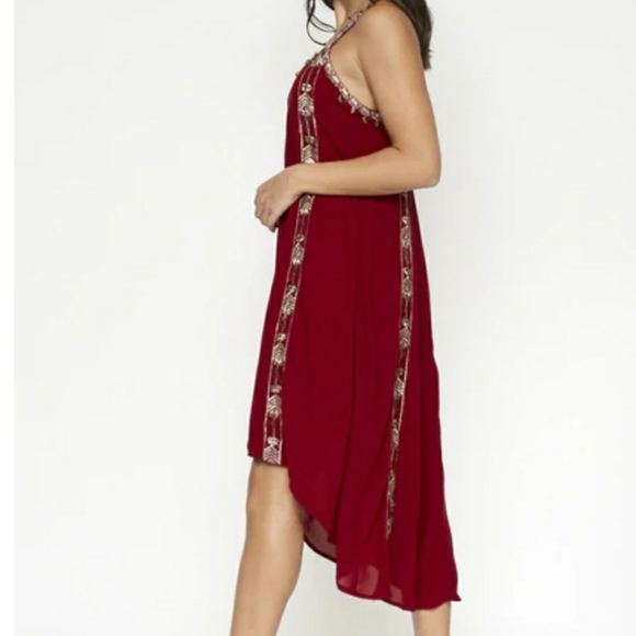 Women boho gypsy high low dress - Picture 2 of 4